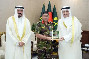 বাংলাদেশ ও কুয়েত সেনাপ্রধান এবং সহ-পররাষ্ট্রমন্ত্রীর সৌজন্য সাক্ষাৎ